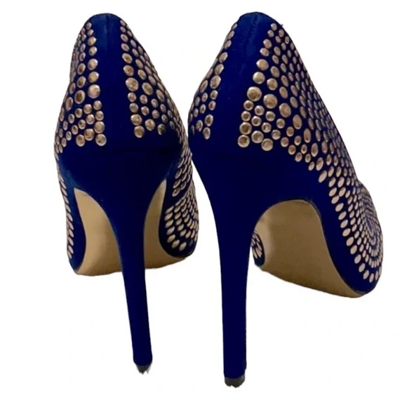 NWT 149.00 Shoes. Betsey Johnson Faawn Blue Heels, Size 8. Read thoroughly. 🎉HP - Picture 8 of 16